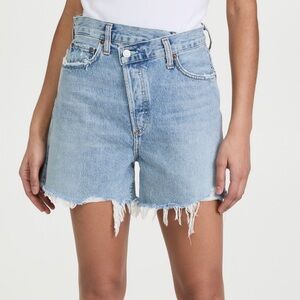 Agolde crisscross shorts